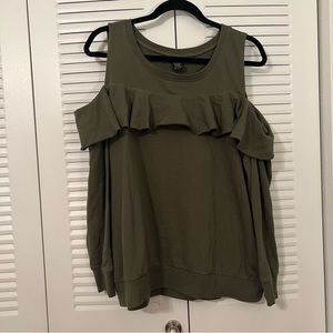 Torrid Cold Shoulder Sweatshirt